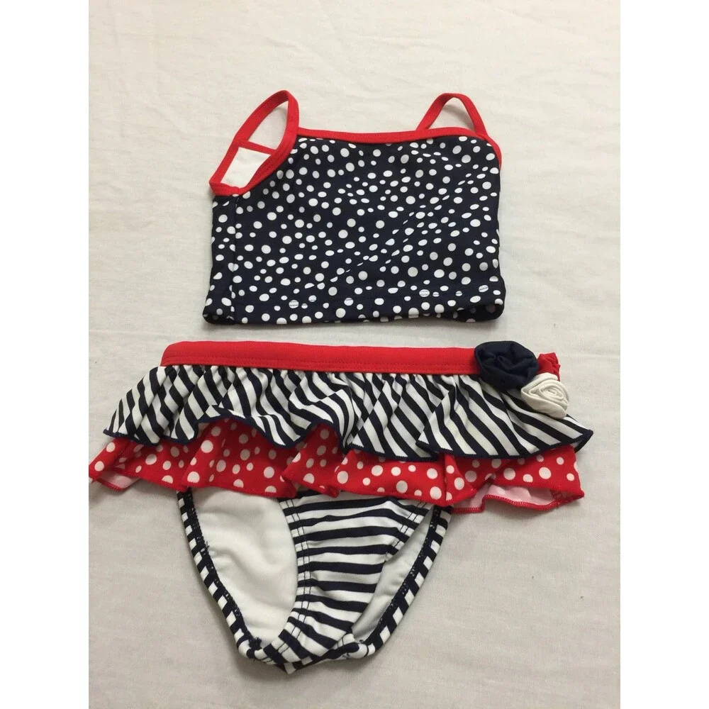 FLAPDOODLES GIRLS SWIM SUIT 2 PIECE 24M